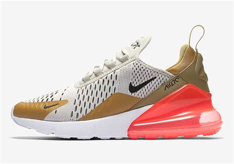 nike air max 270 gold anderen flight gold light bone|nike air max 270 rainbow.